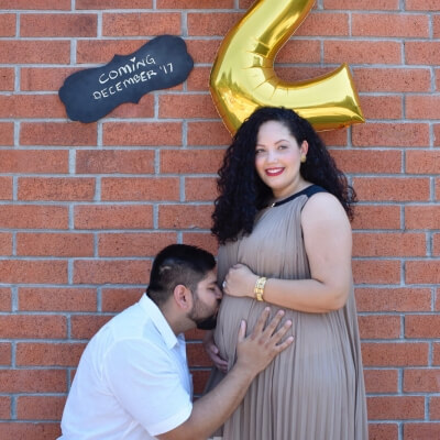 Girl With Curves founder Tanesha Awasthi announcing her pregnancy with baby #2