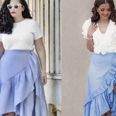 Style Has No Size: Ruffle Wrap Skirt | Girl With Curves