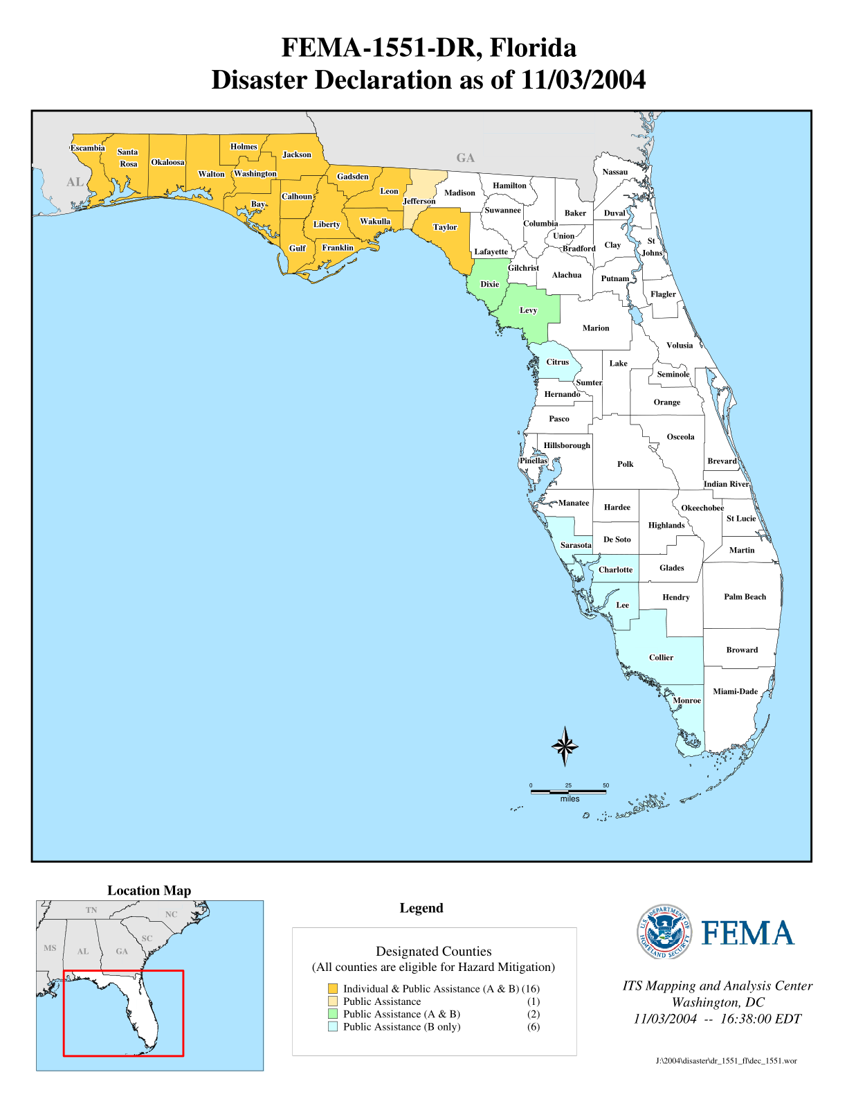 Florida Hurricane Ivan (DR-1551) | FEMA.gov