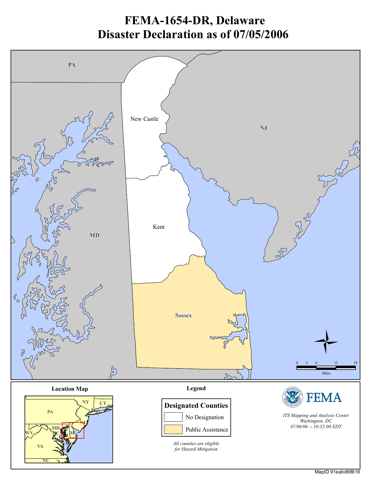 Delaware Flood Zones Map