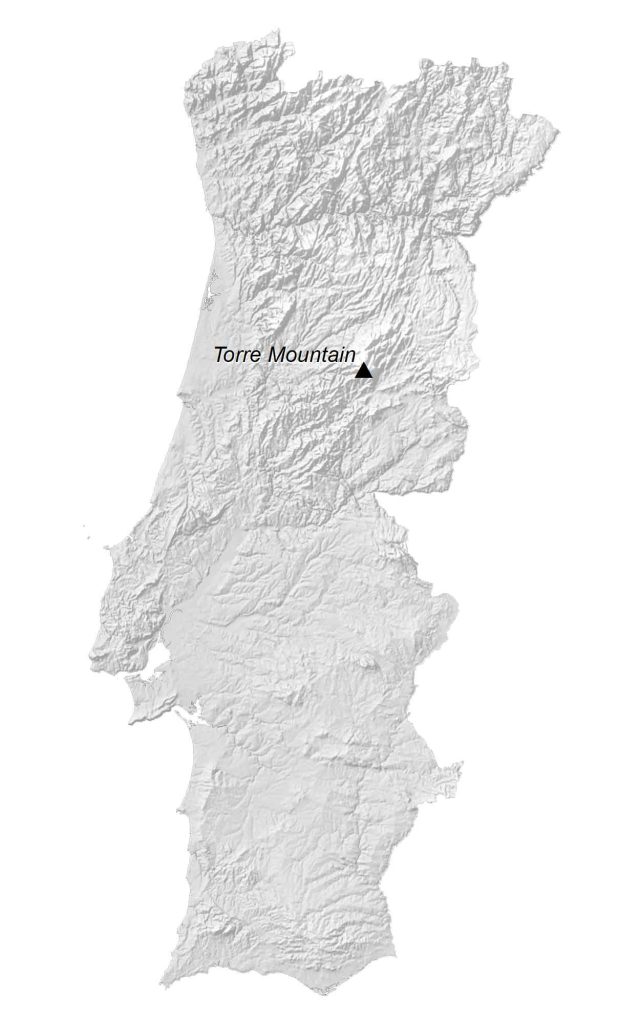 Portugal Elevation Map