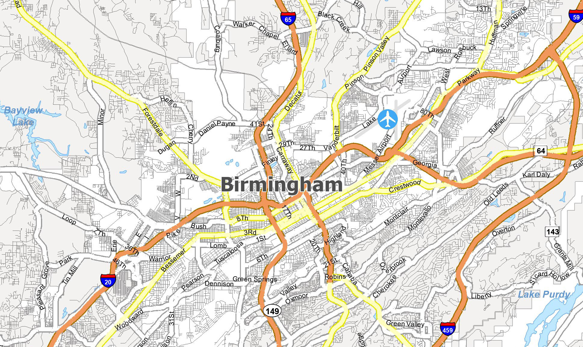 podle nálada Není módní birmingham usa map Kolaps Jsem ospalý gratuluji