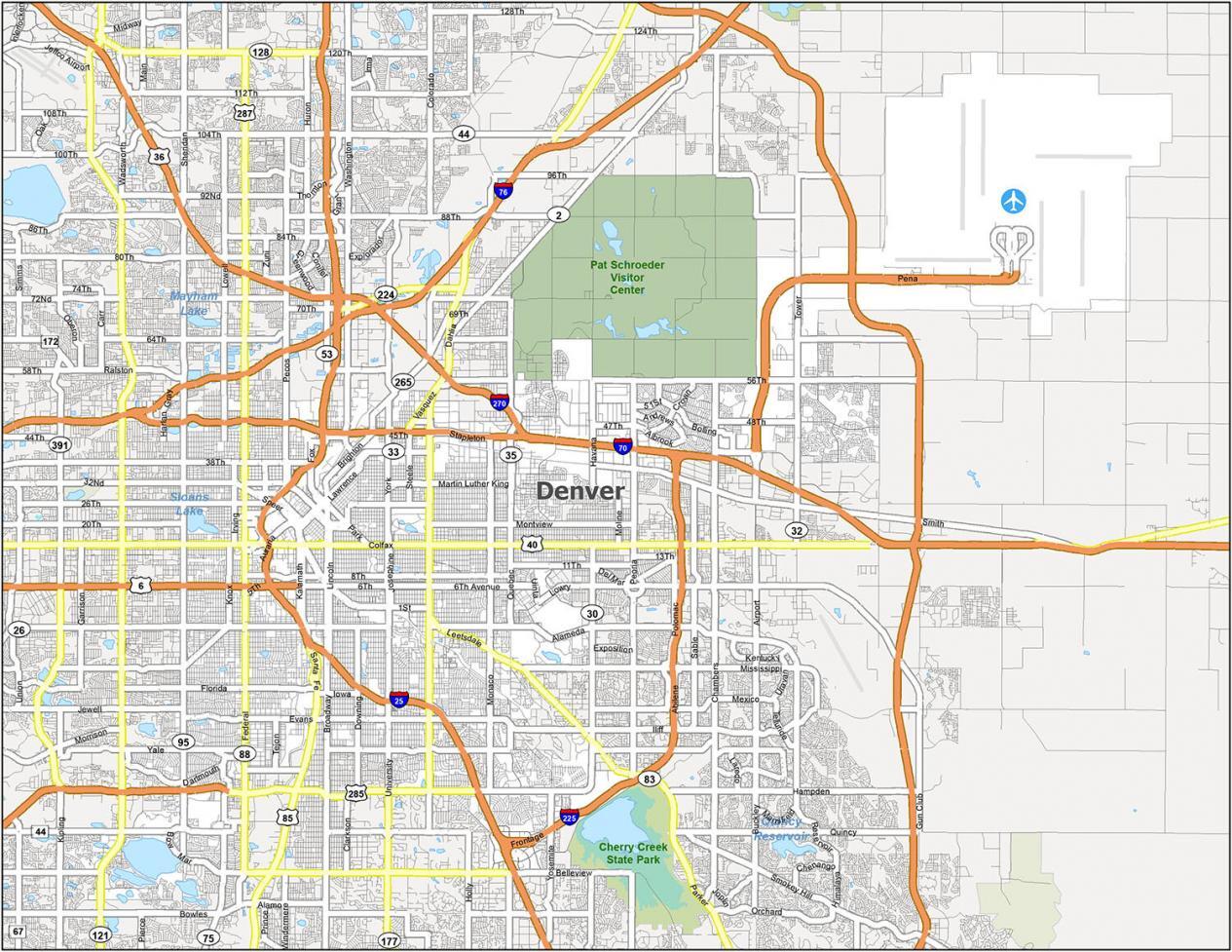 Denver Road Map