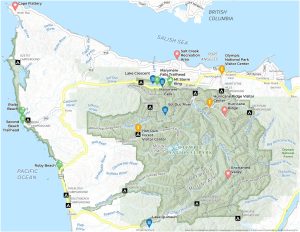 Olympic National Park Map