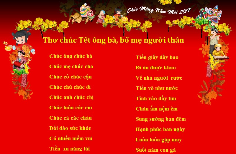 thơ về tết