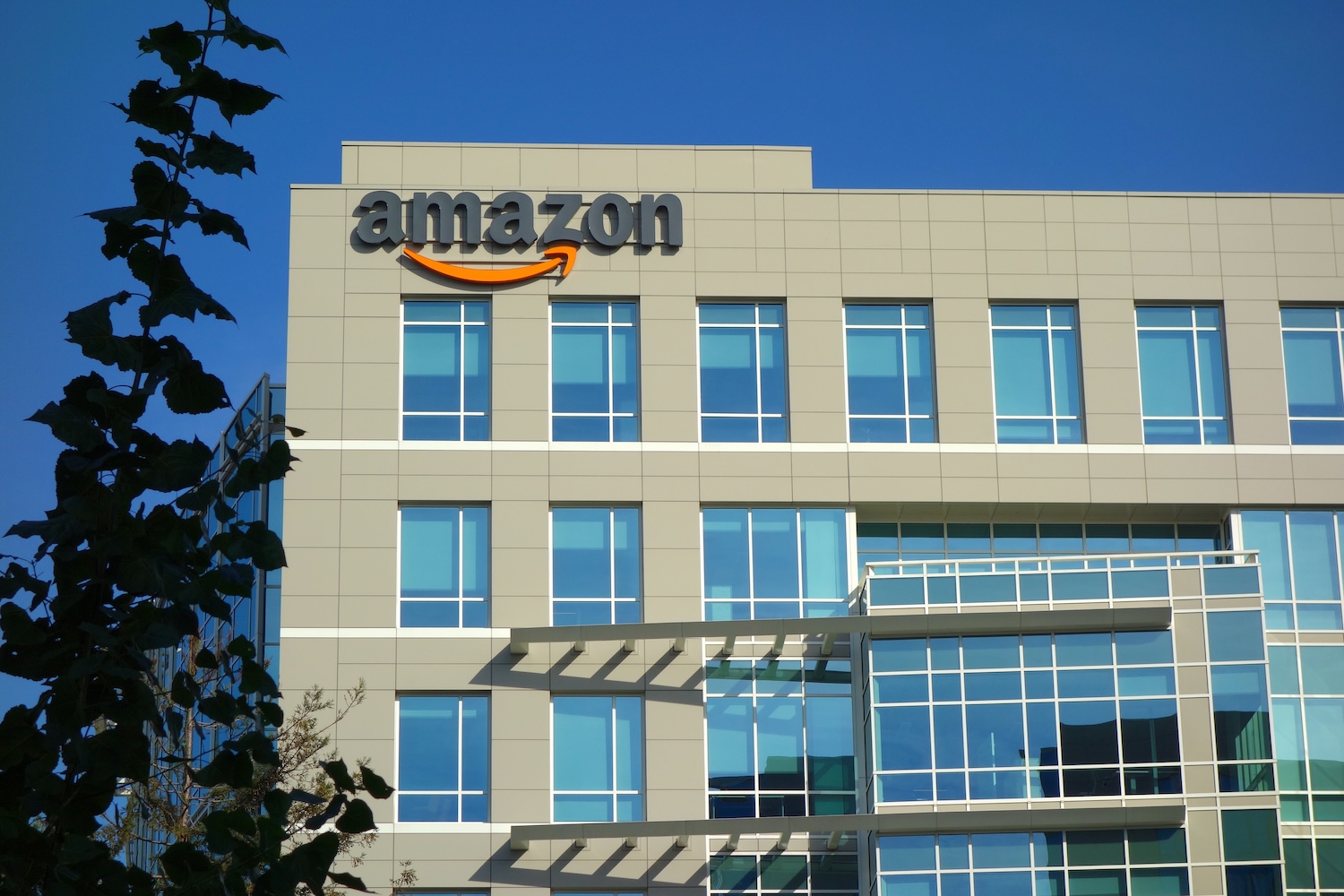 Amazon corporate office building in Sunnyvale, California