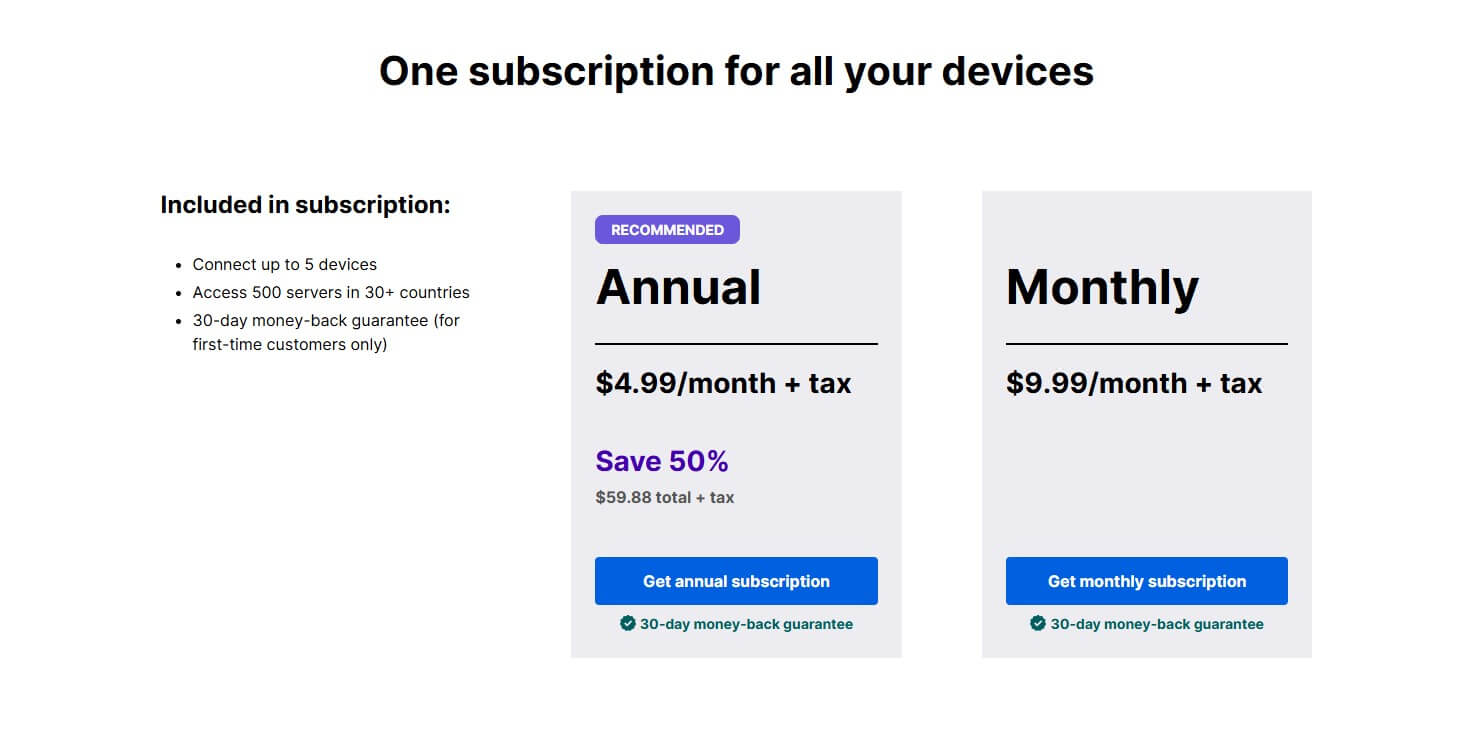 Mozilla Vpn Pricing