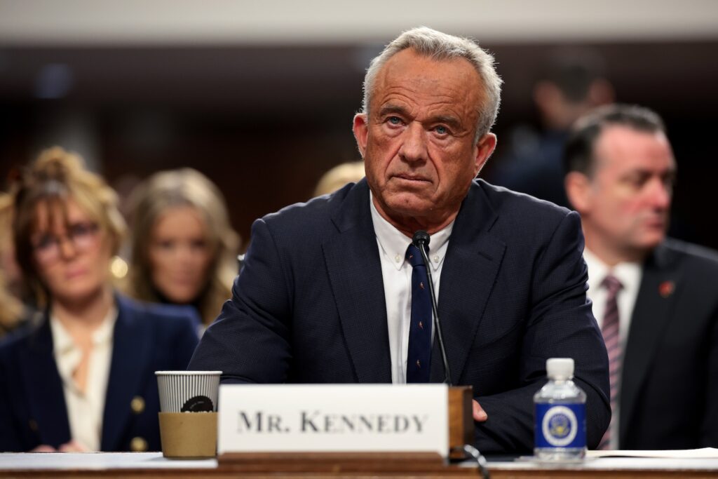 Robert F. Kennedy Jr. at his confirmation hearing