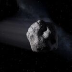 An illustration of an asteroid.