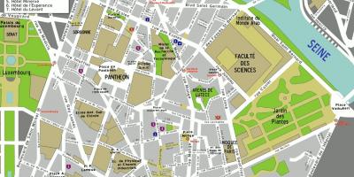 Mapa de 5 º arrondissement