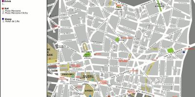 Mapa do 9 º arrondissement