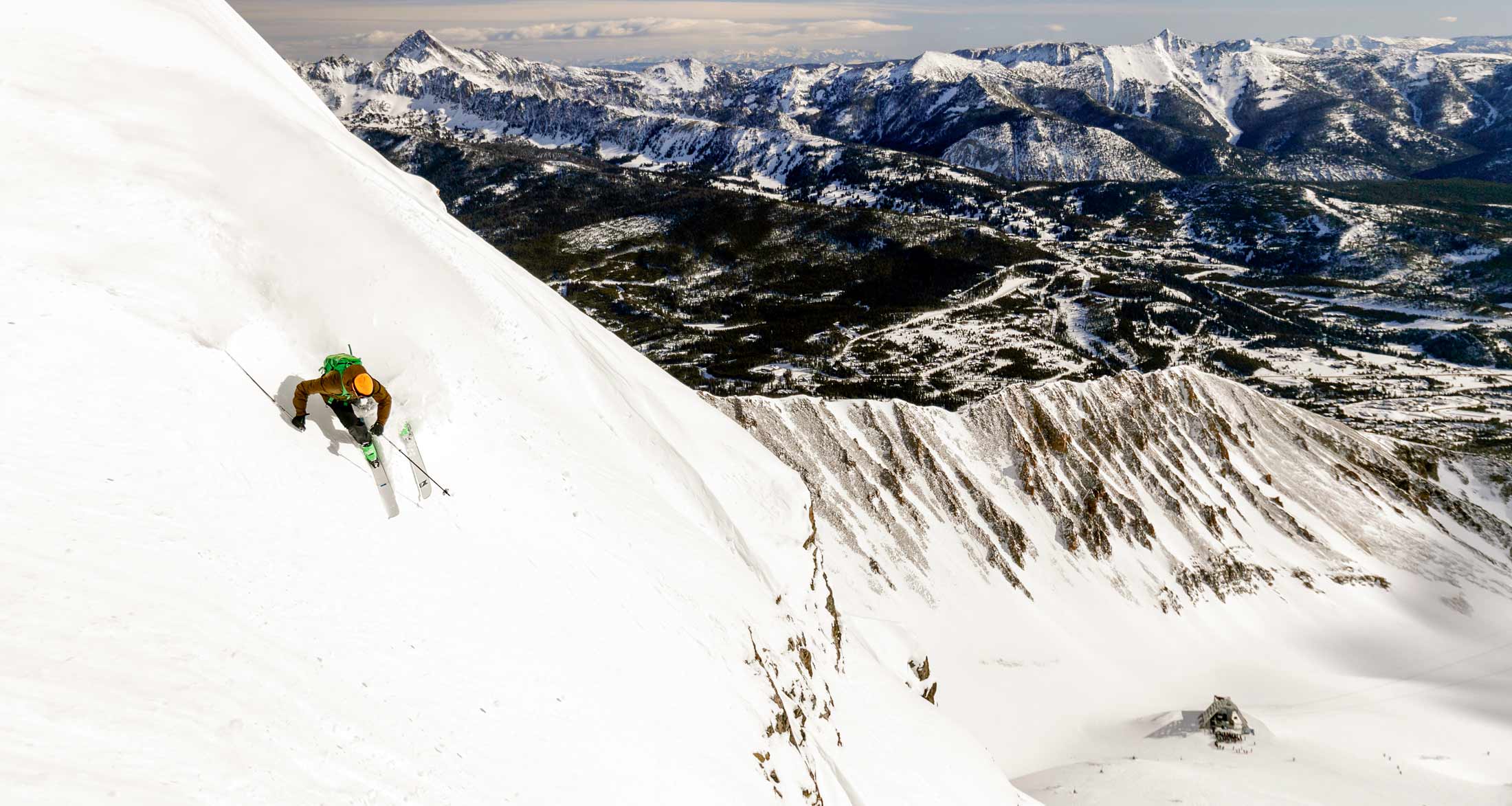 Downhill skiing in Glacier and Yellowstone Country