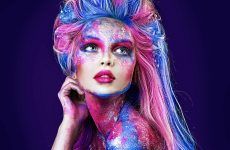 Fantasy Glittery Makeup Looks