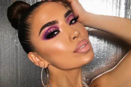 Purple Smokey Eye Makeup Ideas to Open the Party Season