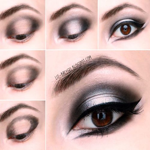 Dramatic Eyes Tutorial For Goth Makeup #tutorial #eyesmakeup