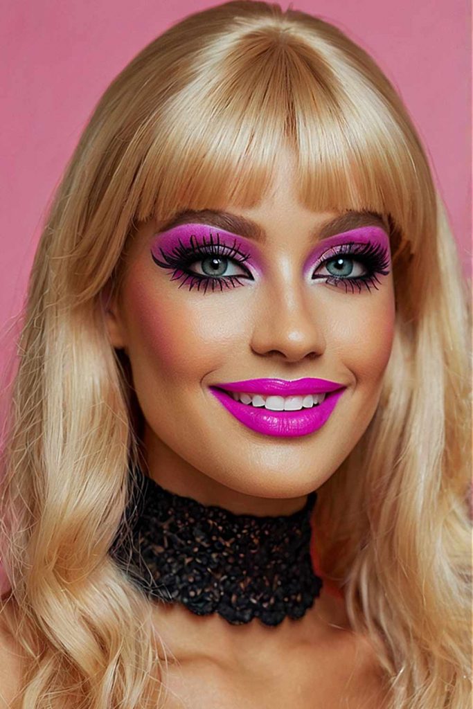 Barbie Makeup for Hallowen Look