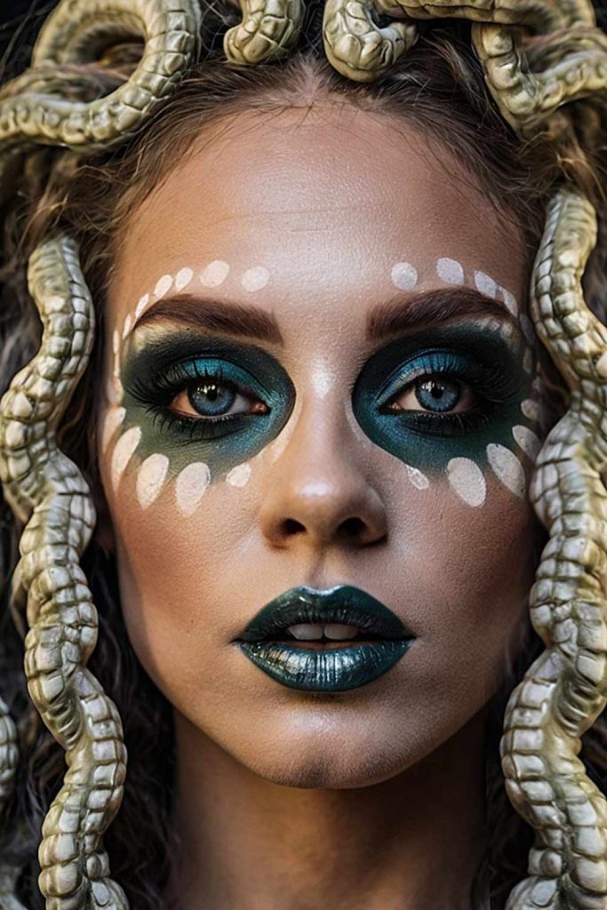 Medusa Halloween Makeup