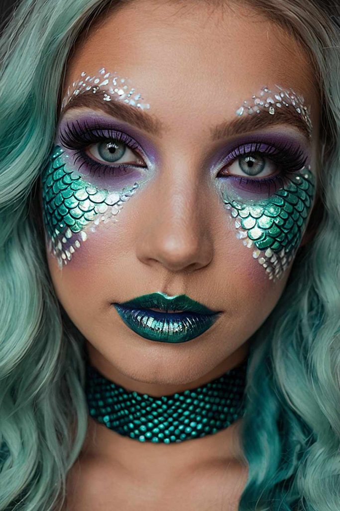 Mermaid Halloween Makeup