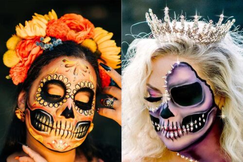 Really Cool Skeleton Makeup Ideas To Wear This Halloween