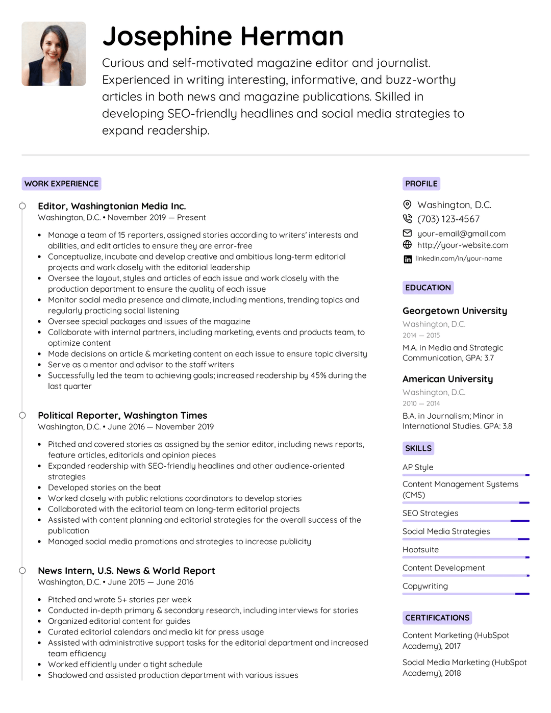 Functional resume free template download - qosavox