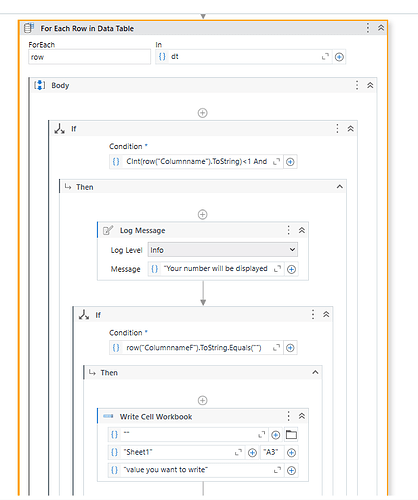 For each Excel Row does not work - Activities - UiPath Community Forum