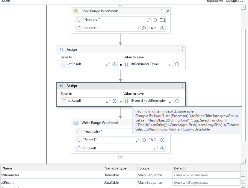 Group datatable by column - Activities - UiPath Community Forum