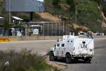 UNIFIL peacekeepers patrol in the vicinity of Tyre, south Lebanon. (file)