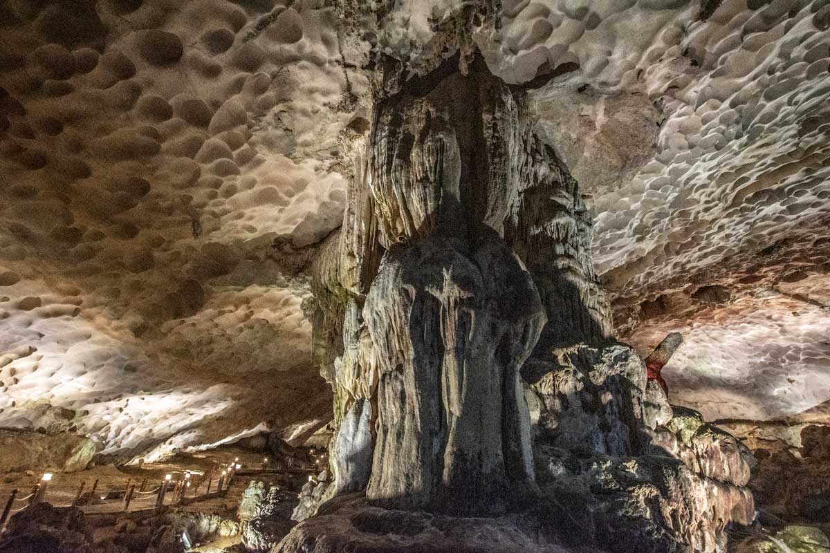 Halong Bay more of the Surprise Cave