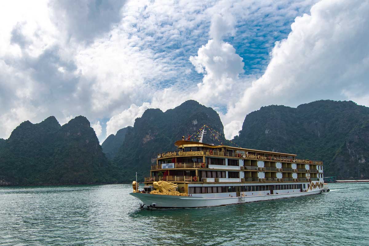 Halong Bay cruise modern ship