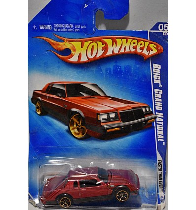 Hot Wheels 1987 Buick Grand National Regal FTE Wheels