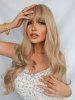 Fluffy Long Wavy Full Bang Synthetic Wig -  