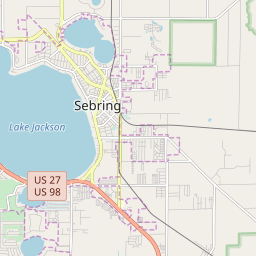 Sebring Florida Zip Code Map - United States Map