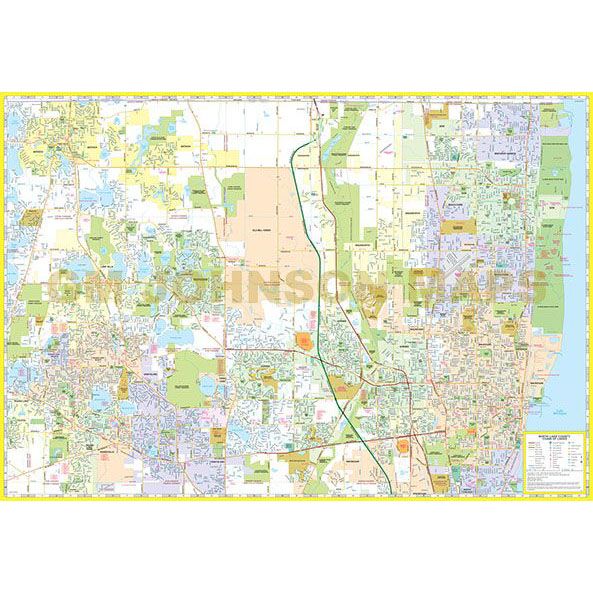 Lake County North, Illinois Street Map - GM Johnson Maps