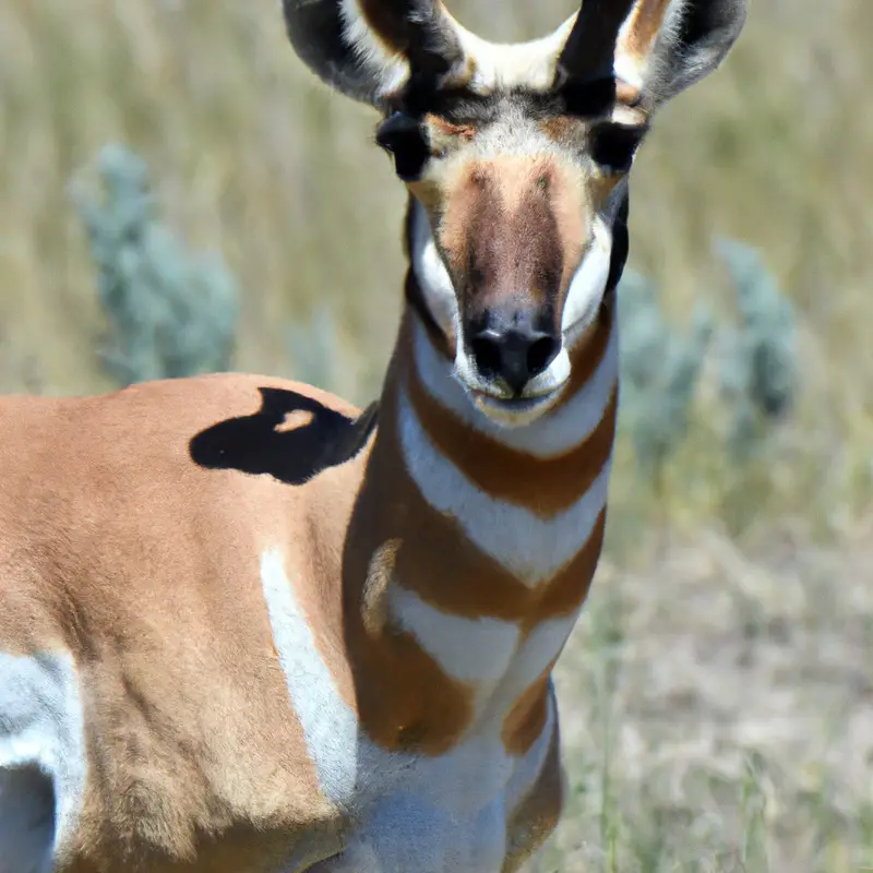 Pronghorn Buck Running