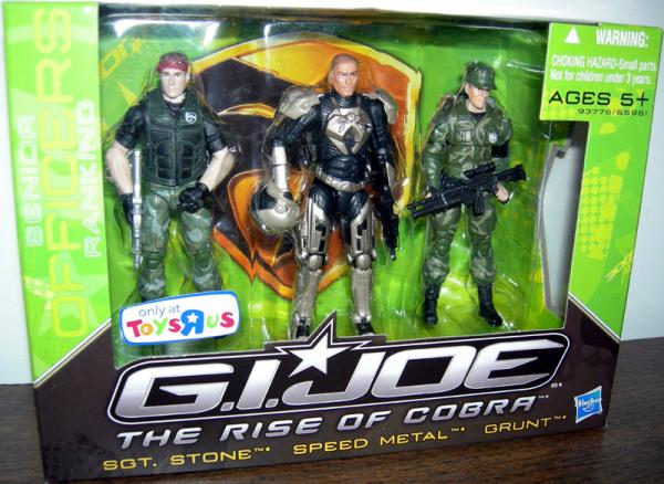 Senior Ranking G.I. Joe Officers 3-Pack (The Rise of Cobra)