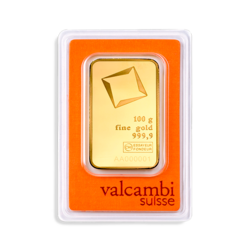 100 grams Gold Bar - Valcambi