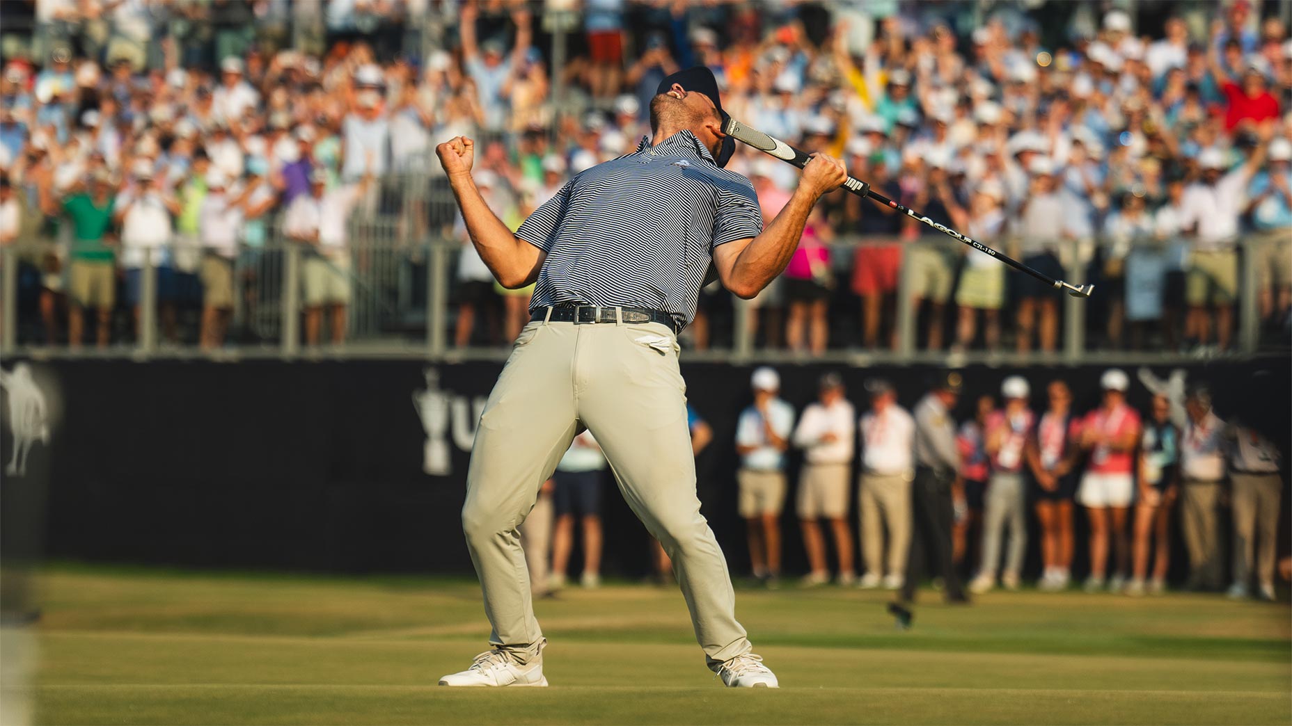 bryson dechambeau screams at the u.s. open