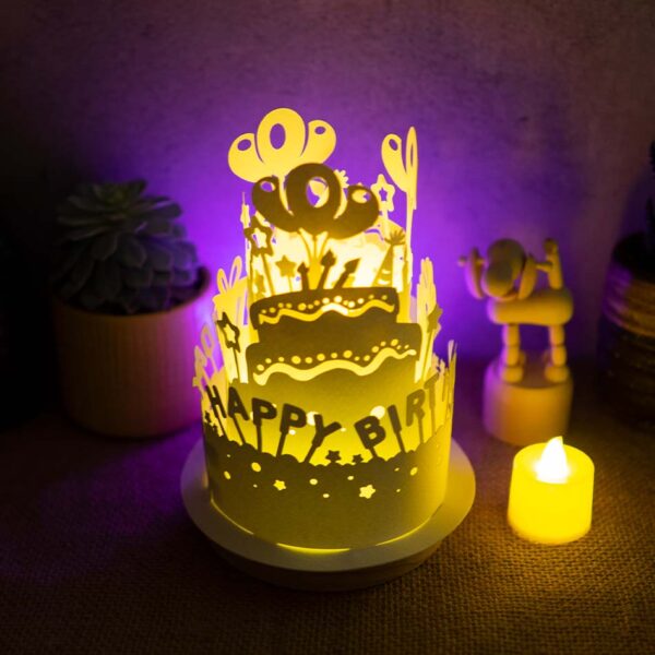 Paper Lanterns Happy Birthday Text Decoration – Gom Art Craft