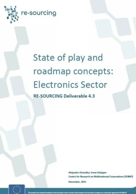 publication cover - State of play and roadmap concepts: electronics sector