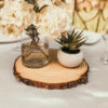 Natural Wood Circles Centerpiece - Image 2