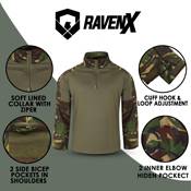 Raven X Long Sleeve Tactical Shirt