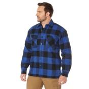 Ultra Force Mens Extra Heavyweight Buffalo Plaid Sherpa-Lined Flannel Shirts