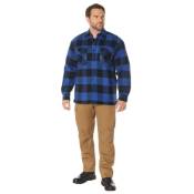 Ultra Force Mens Extra Heavyweight Buffalo Plaid Sherpa-Lined Flannel Shirts