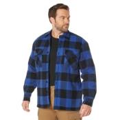 Ultra Force Mens Extra Heavyweight Buffalo Plaid Sherpa-Lined Flannel Shirts