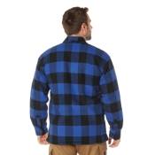 Ultra Force Mens Extra Heavyweight Buffalo Plaid Sherpa-Lined Flannel Shirts