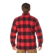 Ultra Force Mens Extra Heavyweight Buffalo Plaid Sherpa-Lined Flannel Shirts