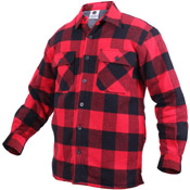 Ultra Force Mens Extra Heavyweight Buffalo Plaid Sherpa-Lined Flannel Shirts