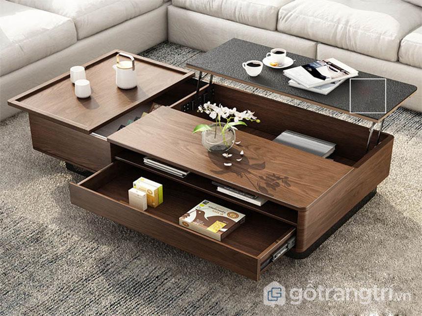 Bàn trà sofa gỗ công nghiệp