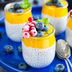 Kokosowy pudding chia z mango