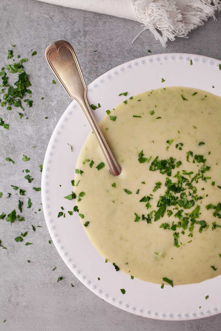 Potato Leek Soup Lunch Recipe Supa de praz cu cartofi reteta pranz